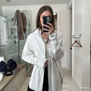 Good American White Shacket